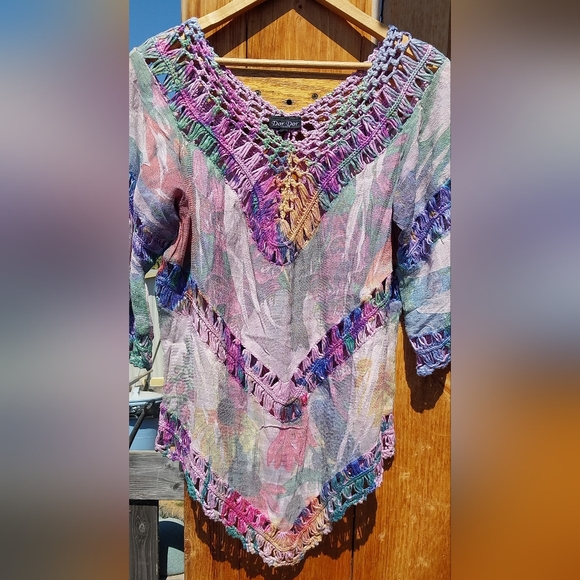 DOR DOR COUTURE HIPPY TOP - Picture 3 of 3